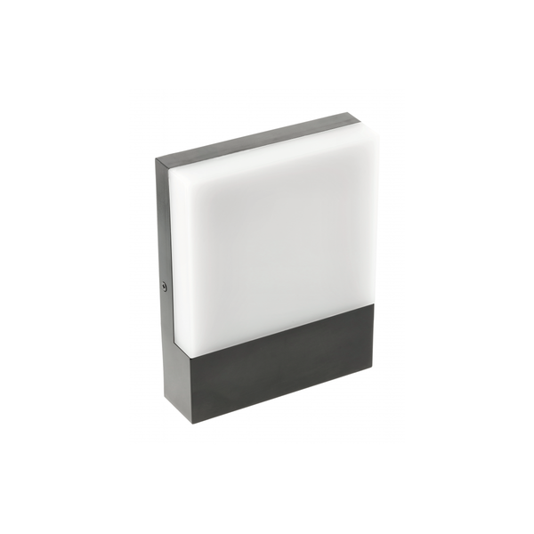 LED facade luminaire SARO, 9 W, 900 lm, IP54, 4000K, black image 1