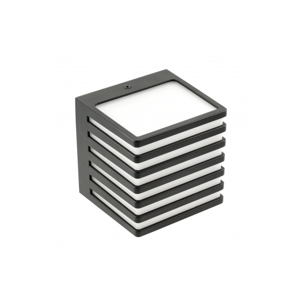 LED facade luminaire SIROLO, 10 W, 1000 lm, IP54, 4000K, black image 1