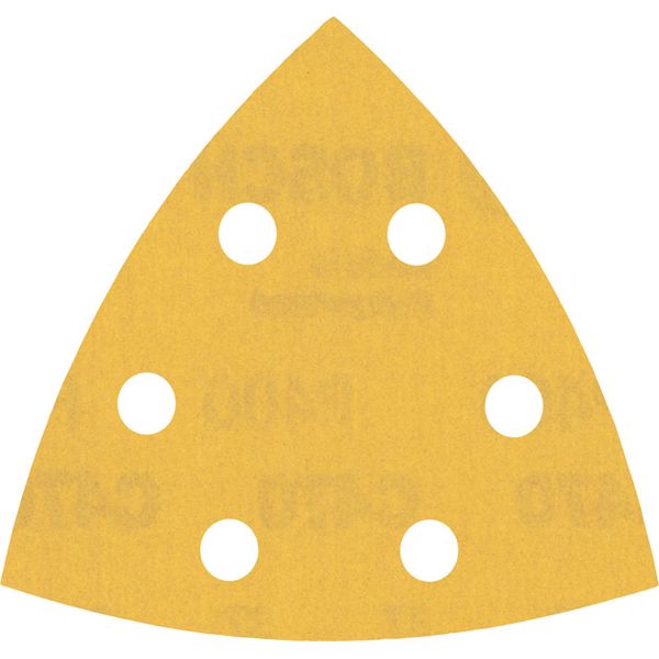 EXPERT C470 Sandpaper for Delta Sanders 93 mm, G 400 5-pc Hook&Loop image 1