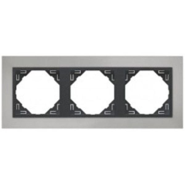 TRIPLE FRAME CHROME/GRAY image 1