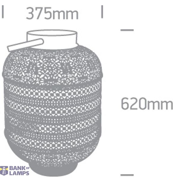 ANTIQUE ORIENTAL FLOOR LAMP E27 40W image 3