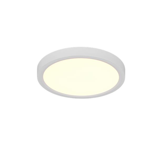 Draco LED ceiling lamp 23 cm matt white image 1