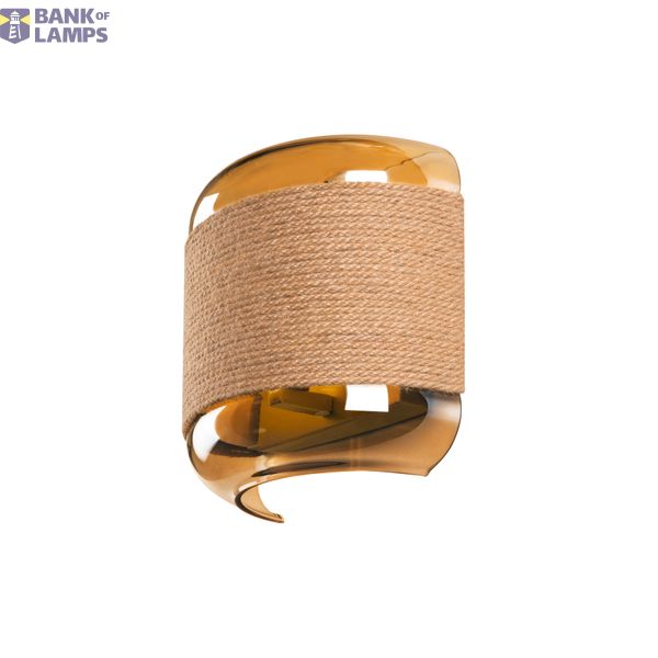 PANTILO ROPE, wall-mounted light, other, 1x max. 15W G9, gold image 1