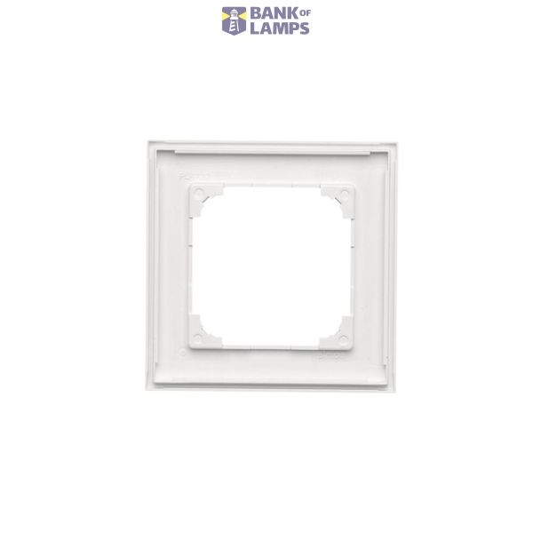 Single socket outlet with earthing for IP44 version with frame seal, without shutters, Push In system, (module), Simon 24, IP44, 16A, white, Flap color: Same as a cover image 1