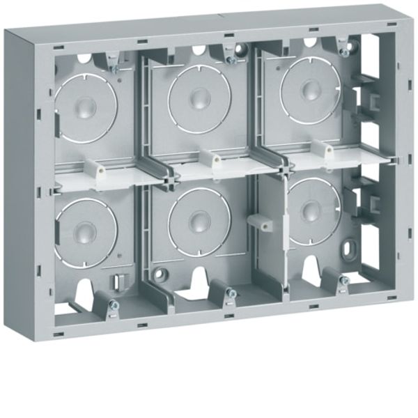 Adapter for mounting on plaster 16M, aluminum image 1