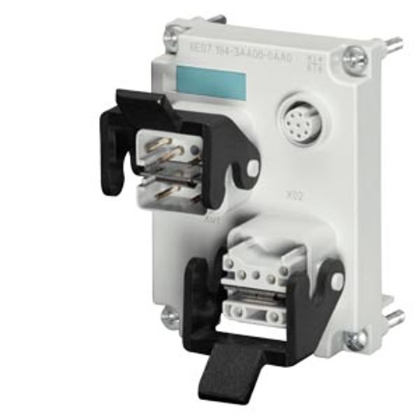 SIMATIC DP, Connection block ECOFAST for ET 200ECO, 2x ECOFAST connections RS485, ID connector for PROFIBUS DP, image 1