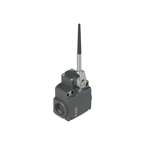 Position switch, coiled spring lever with plastic point image 1