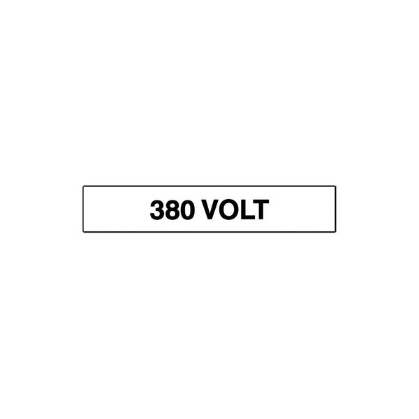 Vinyl label, 68x12mm, (380V) image 1