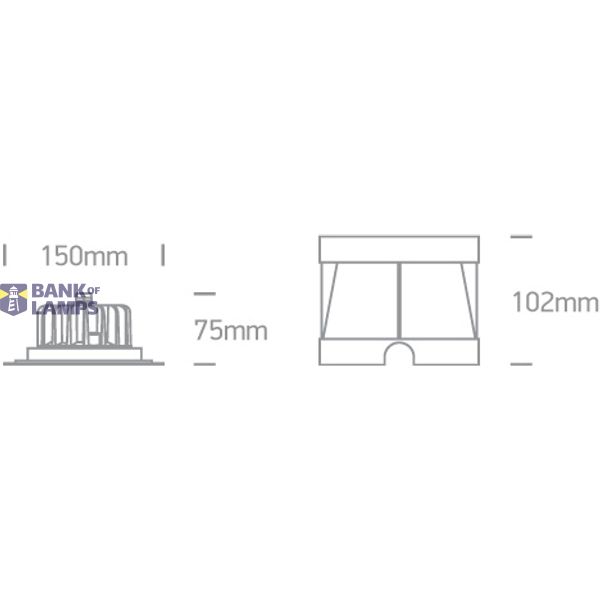 6X1W CW SS316 IP68 RECESSED UNDERWATER 24V image 3