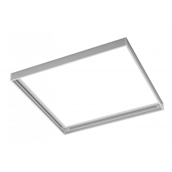 Frame for surface mounting of LED panels 45x45 cm, h-43 mm, white image 1