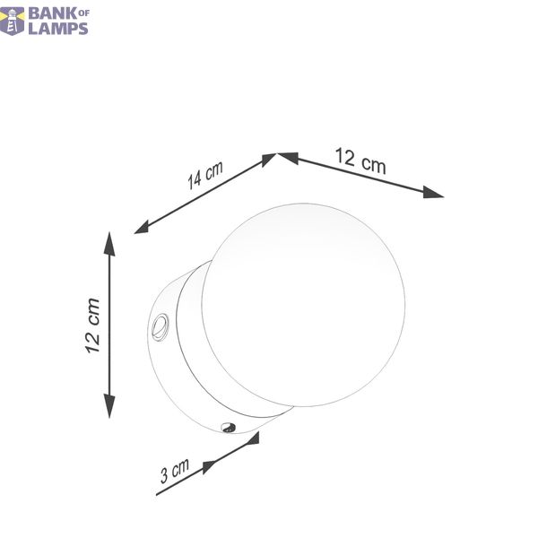 WALL LAMP YOLI 1 BLACK 1XG9 image 9