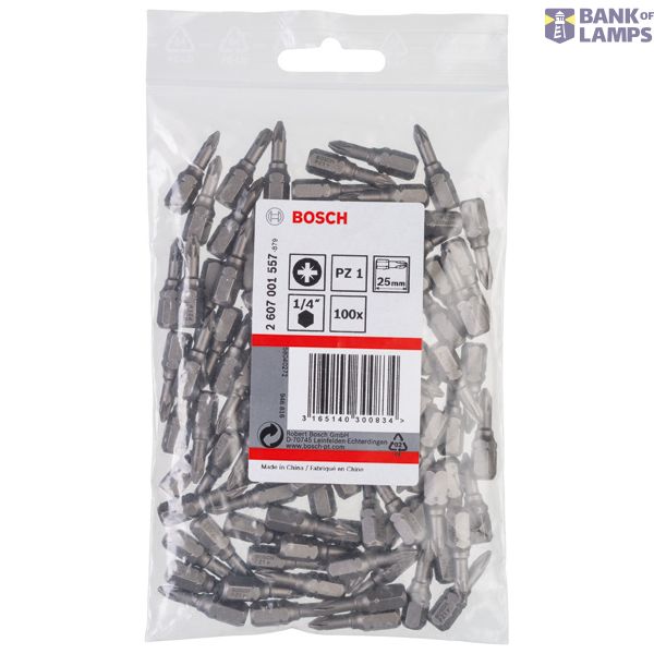 Screwdriver bit Extra Hard PZ 1, 25 mm, 100 pcs 100 pcs. image 3