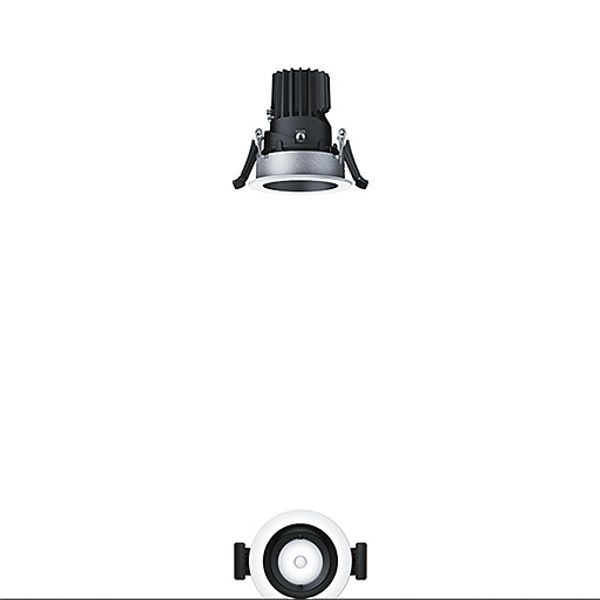 PANOS INF R68V 10W 940 LDO SP-BK WH - LED ceiling-recessed luminaire image 3