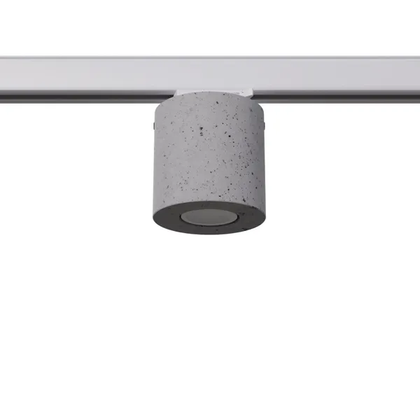 3-PHASE TRACK CEILING LAMP ORBIS CONCRETE GU10 3000K 7W 510LM WHITE image 1