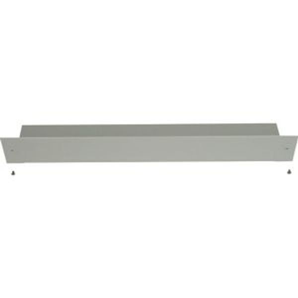 XLSPL1F8 Plinth, front plate for HxW 100 x 800mm, grey image 1