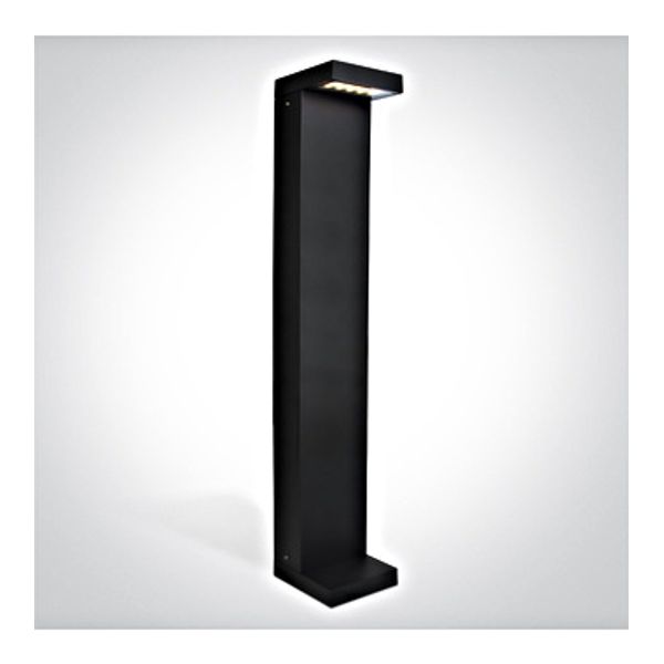 67508A/AN/C ANTHRACITE BOLLARD 70cm 8W CW IP65 230V image 1