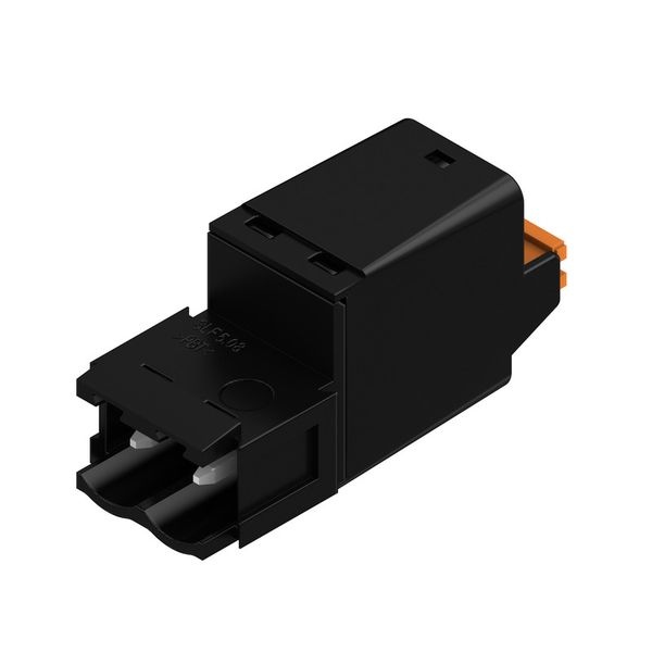 PCB plug-in connector, male plug, 5.08 mm, Number of poles: 2, 180°, PUSH IN with actuator, Clamping range, max. : 3.31 mm², Box image 2