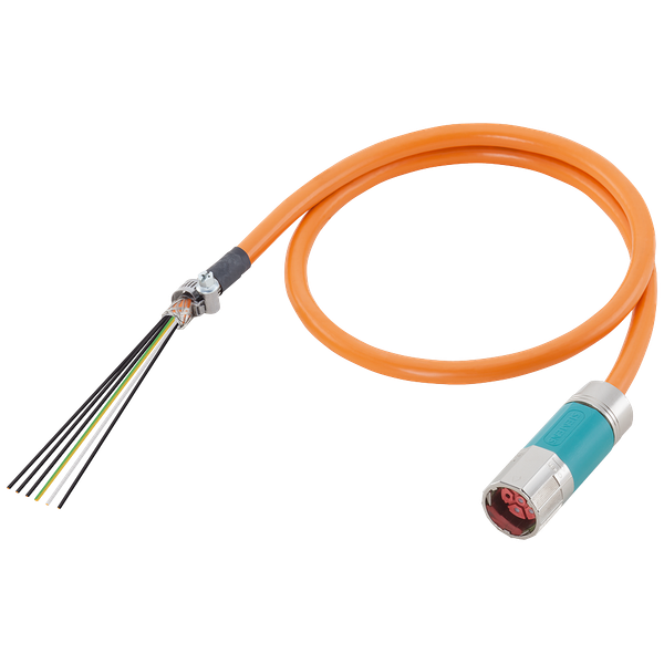 Power cable pre-assembled 4x 1.5 C SPEED-CONNECT connector Sz. 1...6FX5002-5CG10-1BD5 image 1