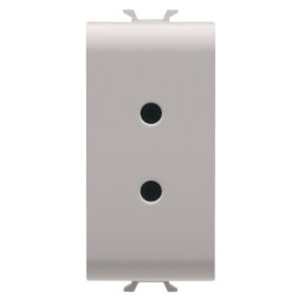 SELV SOCKET-OUTLET - 2P 6A 24V - 1 MODULE - NATURAL SATIN BEIGE - CHORUSMART image 1