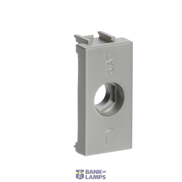 TV outlet cover plate - 1M - Champagne image 2