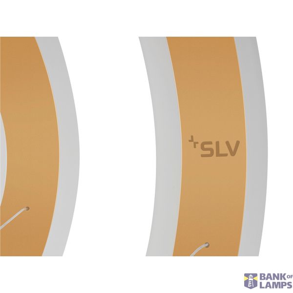ONE FLAT, pendant light, triple, 300cm, 2700/3000K, DALI 2, Touch, brass image 2