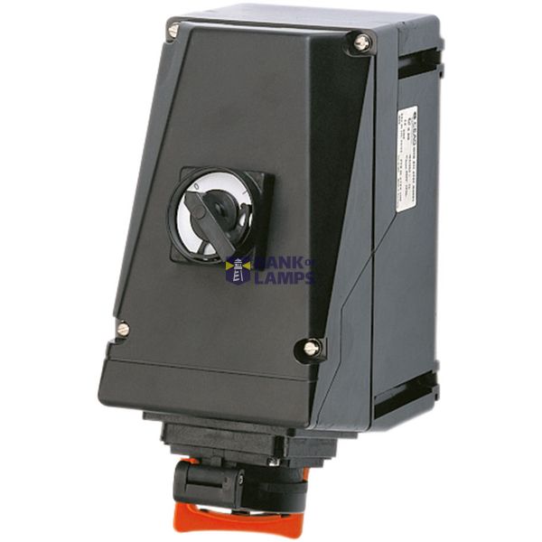 Ex-wall socket, 16A/20A-7Pol-6H, 1x M40 cable gland, zone 1 image 2