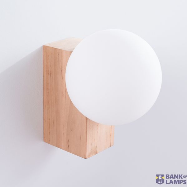 Wall lamp BULBO natural wood image 11