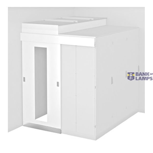 Door extension 1-part H200 Aisle width 1200 RAL7035 image 1