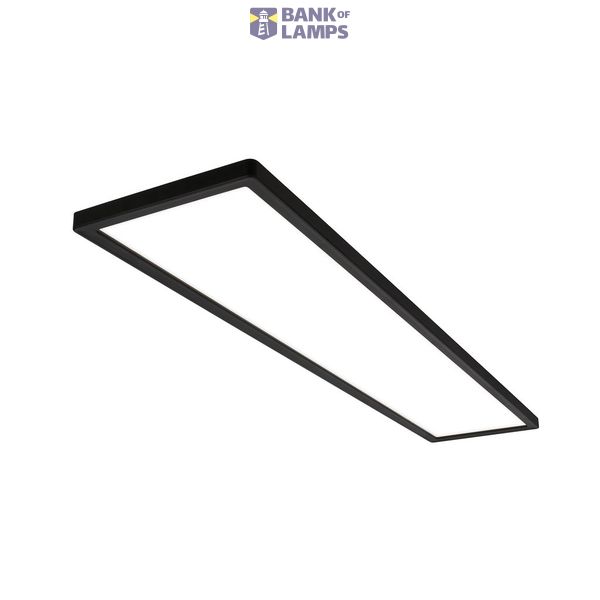 LED Panel, black, 1xLED-Board/36W/4800lm 4000K, on/off, IP20 image 1