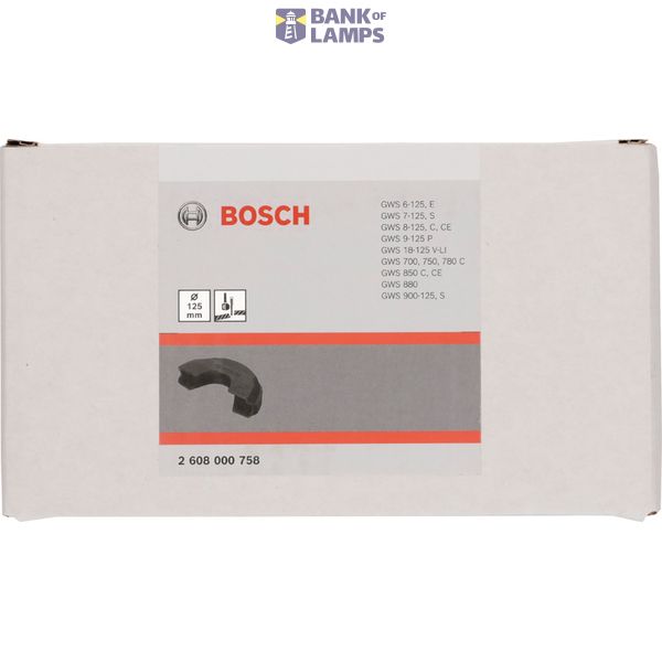 Protective Combination Cutting Guard, Clip-on Plastic 125 mm image 1