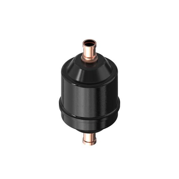 Hermetic filter drier, DCL, 05 cu.in., Steel Cu-plated image 1