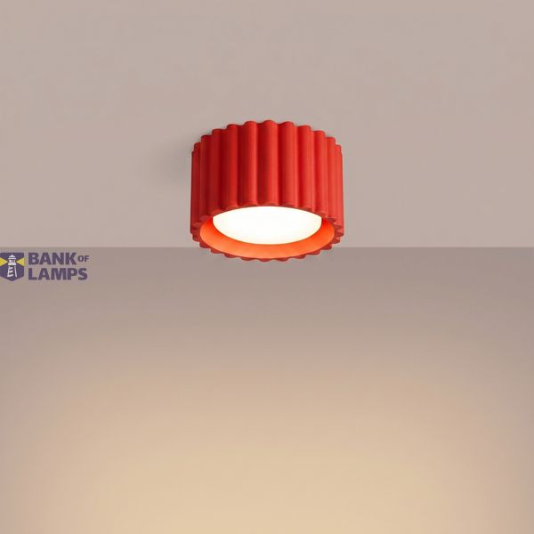 Ceiling lamp AURA 1 red Gx53 image 4