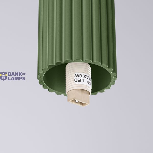 Ceiling lamp HALO olive green IP44 image 6