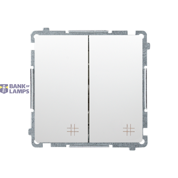 Double intermediate switch, (module), 10AX, quick connection image 1
