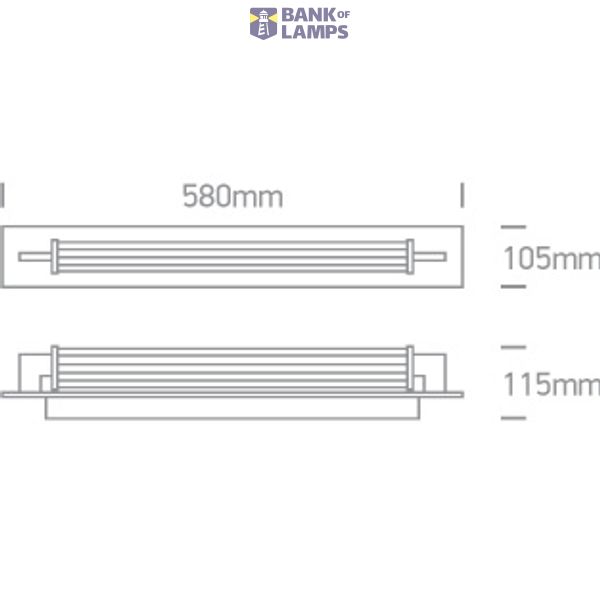 CHROME LED WW 18W IP44 230V image 2