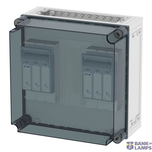NH panel enclosure 2x XNH00, MB 160A 3p image 1