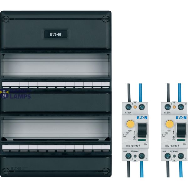 Systeem 55 consumer unit + 2x RCD 2-pole 40A, 30mA, A image 13