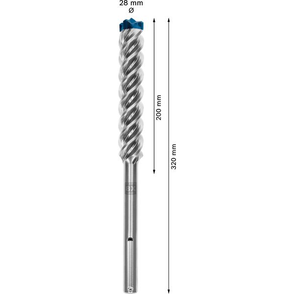 EXPERT SDS max-8X Hammer Drill Bit 28 x 200 x 320 mm image 1