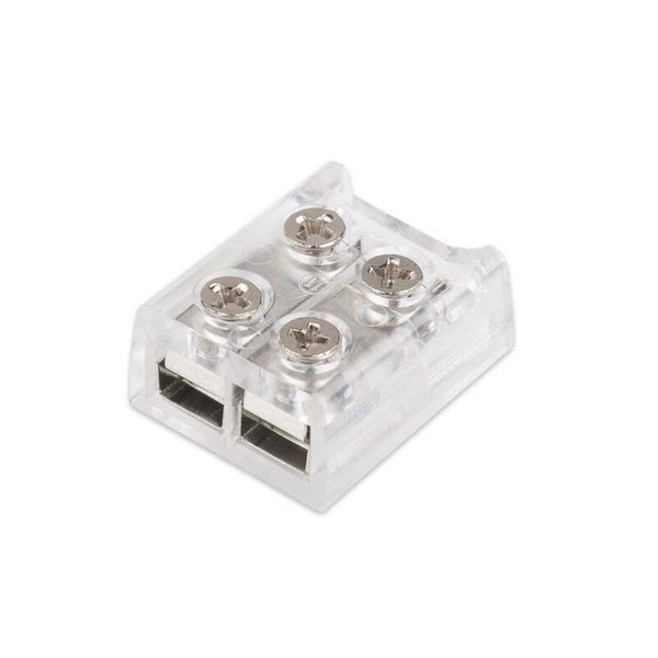 Connection screw connector of single-color LED strips 10 mm wide image 1