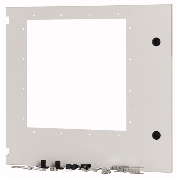 XTMPIX40FD-H550W600 Front door for IZMX40, fixed, HxW=550x600mm, IP55, grey image 1