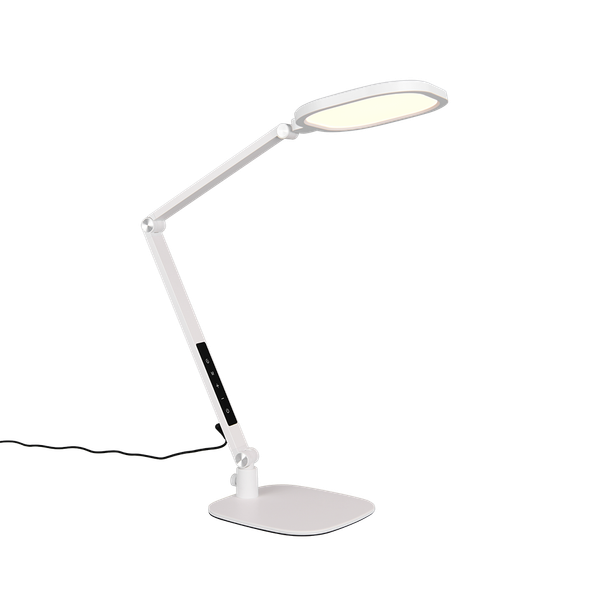 Servo LED table-/clamping lamp matt white image 1