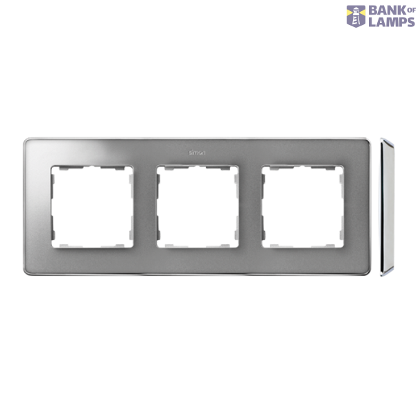 Triple frame, cold aluminum, chrome base image 1