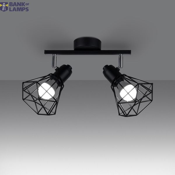 CEILING LAMP ARTEMIS 2 BLACK E14 2X40 IP20 image 7