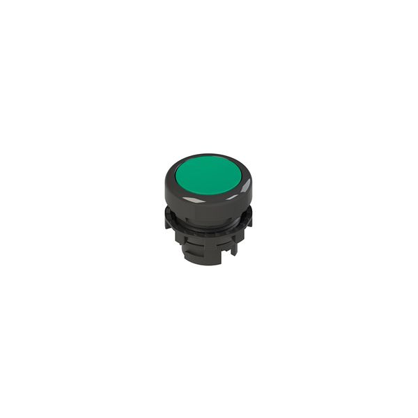 Illuminated green flush pushbutton image 2
