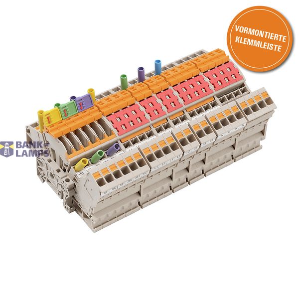 Measuring transformer disconnect terminal, PUSH IN, 30, 44 image 1