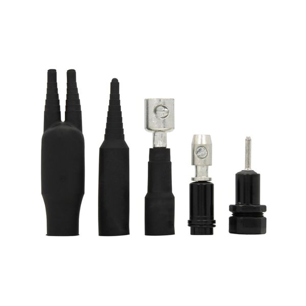 Eaton Bussmann series HEB inline fuse holder, 600V, 30A, Loadside: Copper setscrew #3-8, Lineside: Copper setscrew (2) #2-12, Single-pole image 2