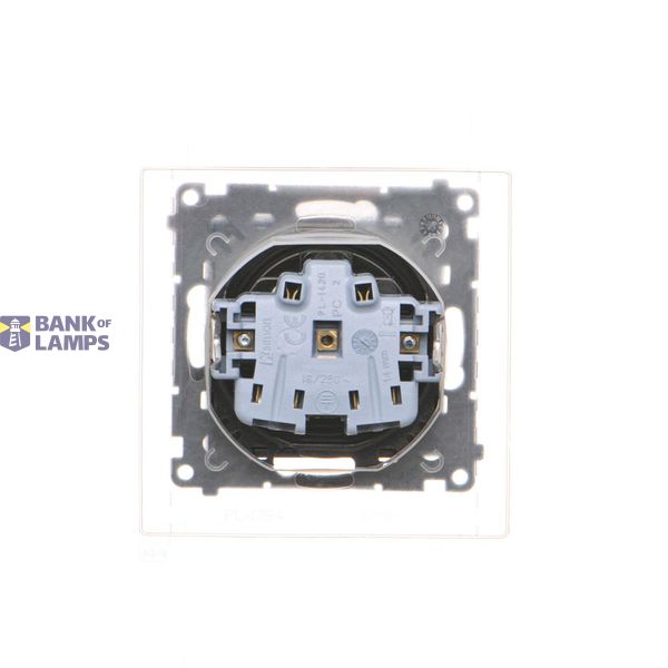Triple switch, (module), 10AX, quick connection, anthracite, metalic image 1