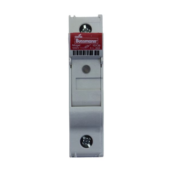 Eaton Bussmann series CHM modular fuse holder, 600 Vac, 1000 Vdc, 30A, Modular fuse holder, Single-pole, 200kA - CHM1DCIU image 1