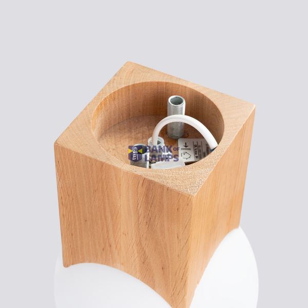 CEILING LAMP SOLIS NATURAL WOOD 1XG9 image 7