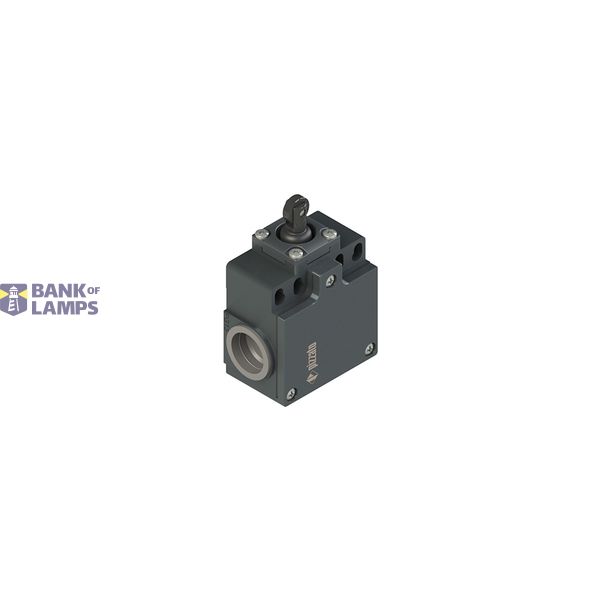 Position switch with plunger, external gasket and roller image 1